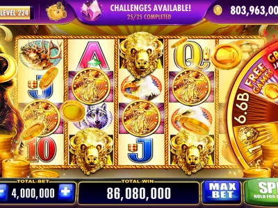 Exemplo de jogos de slot e cassino no aplicativo